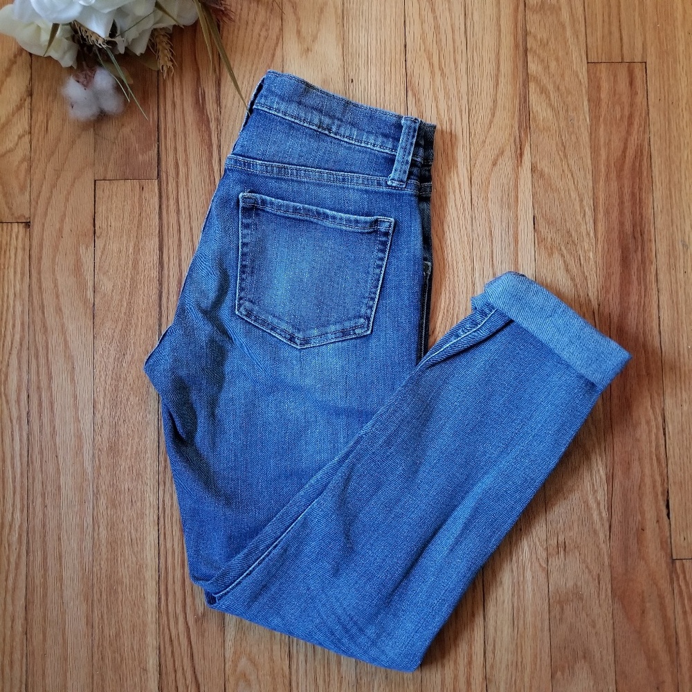 GAP Skinny Roll Up Jeans Size 2/26r